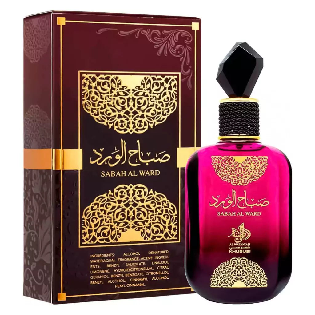 Perfume Al Wataniah Sabah Al Ward Eau De Parfum Feminino 100Ml